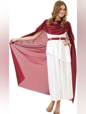 Hauntlook Roman Empress Costume Dress Halloween Toga Cosplay | Medium
